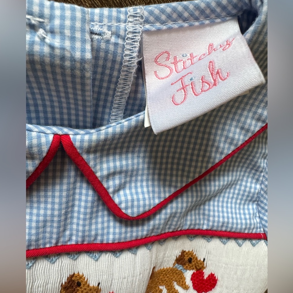 Stitchy Fish Diaper Set - Picture 3 of 5